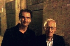 Luca con Maurizio Pollini a Siena